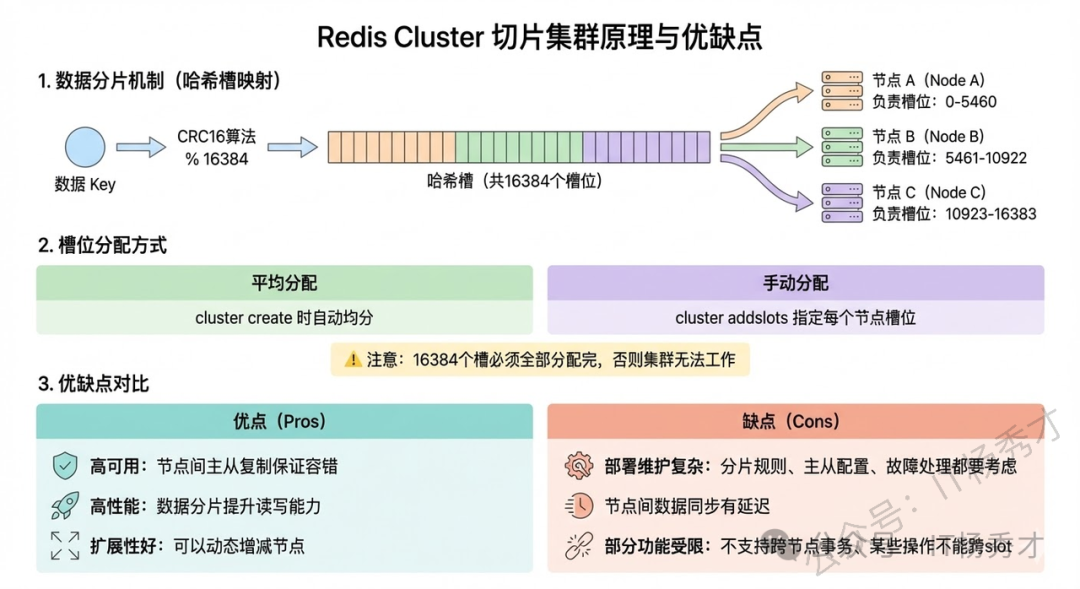 Redis集群模式示意图（